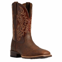 Ariat Men's Lasco Ultra Bar Top Brown Square Toe Boots 10040278
