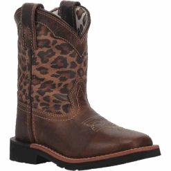 Dan Post Children's Makucha Cheetah Tan Multi-Color Boots DPC2951