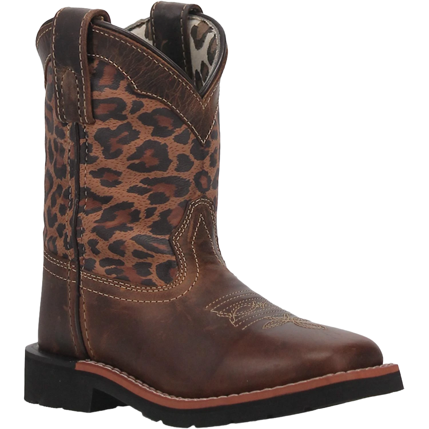 Dan Post Children's Makucha Cheetah Tan Multi-Color Boots DPC2951