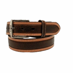 Ariat Men's Diesel Brown Rowdy Leather Belt A10004305