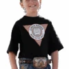 Cinch Boy's Short Sleeve Graphic Logo Black T-Shirt MTT7670109