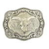 Nocona Steerhead With Stars Belt Buckle 3798664