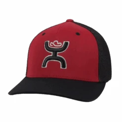 Hooey Men's "Coach" Maroon And Black Hat 2112MABK