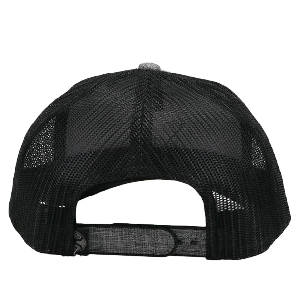 Hooey Ladies Rope Like A Girl Grey & Black Snapback Hat 2149T-GYBK - Image 2