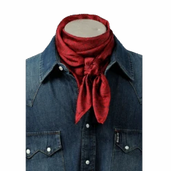 Cinch® Men's Burgundy Paisley Printed Satin Wild Rag MXX1998001