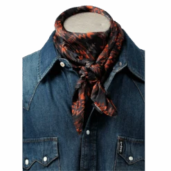 Cinch® Men's Satin Aztec Pattern Multicolor Wild Rag MXX1998006