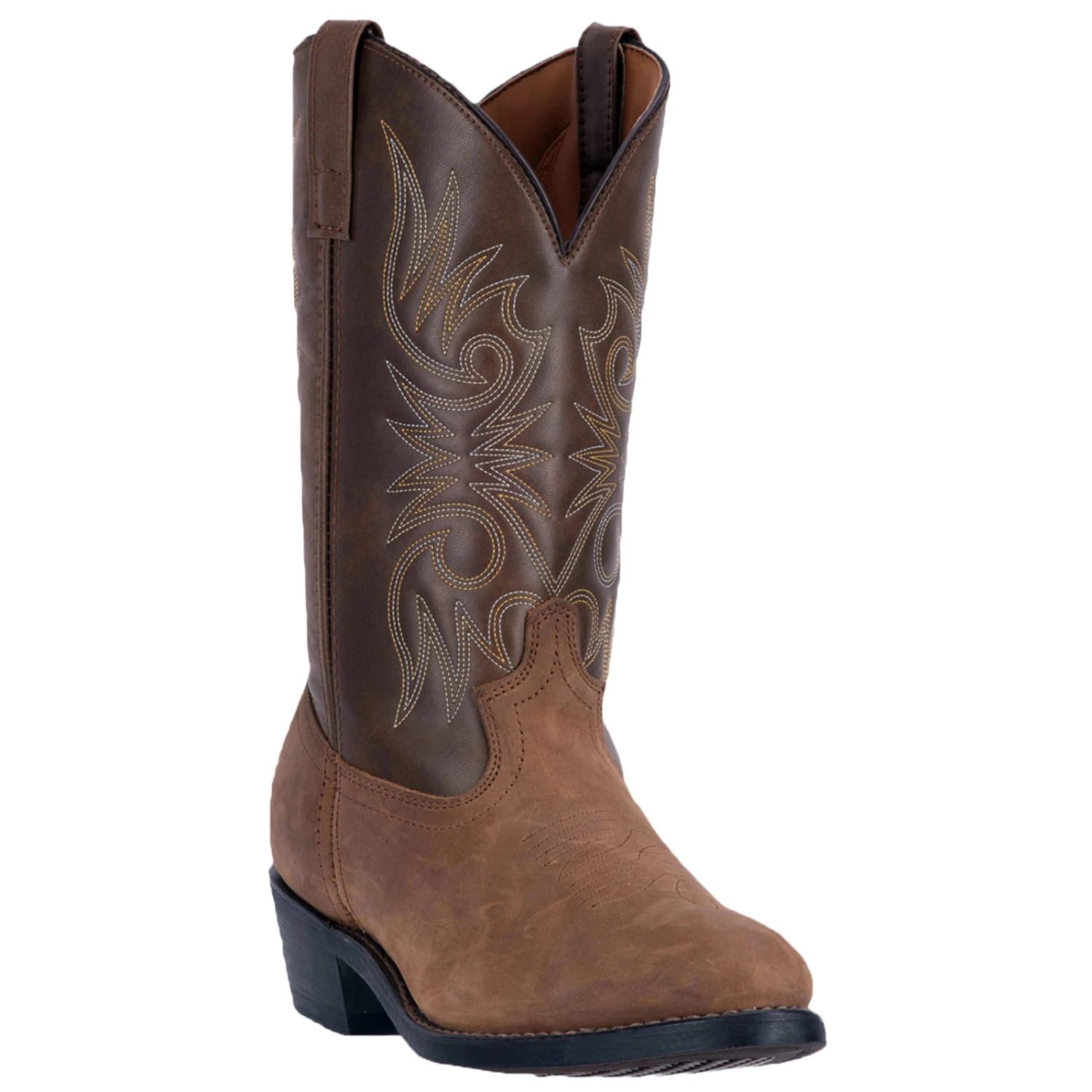 Dan Post Laredo® Men's Paris Tan & Brown Round Toe Boots 4242