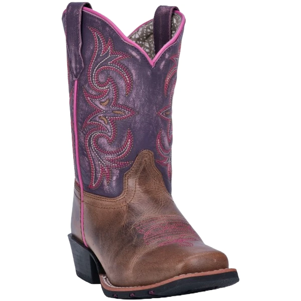 Dan Post Youth Majesty Leather Square Toe Boots DPC3947