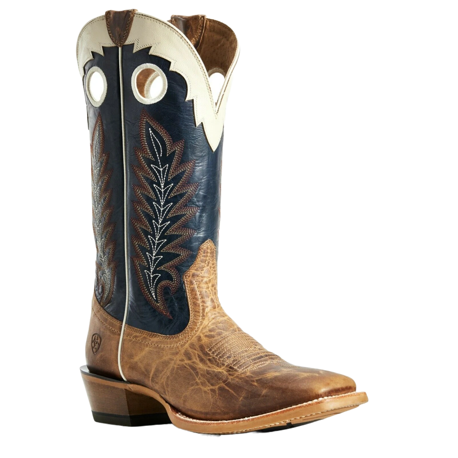 Ariat® Men's Dusted Wheat & Navy Real Deal Boots 10029694