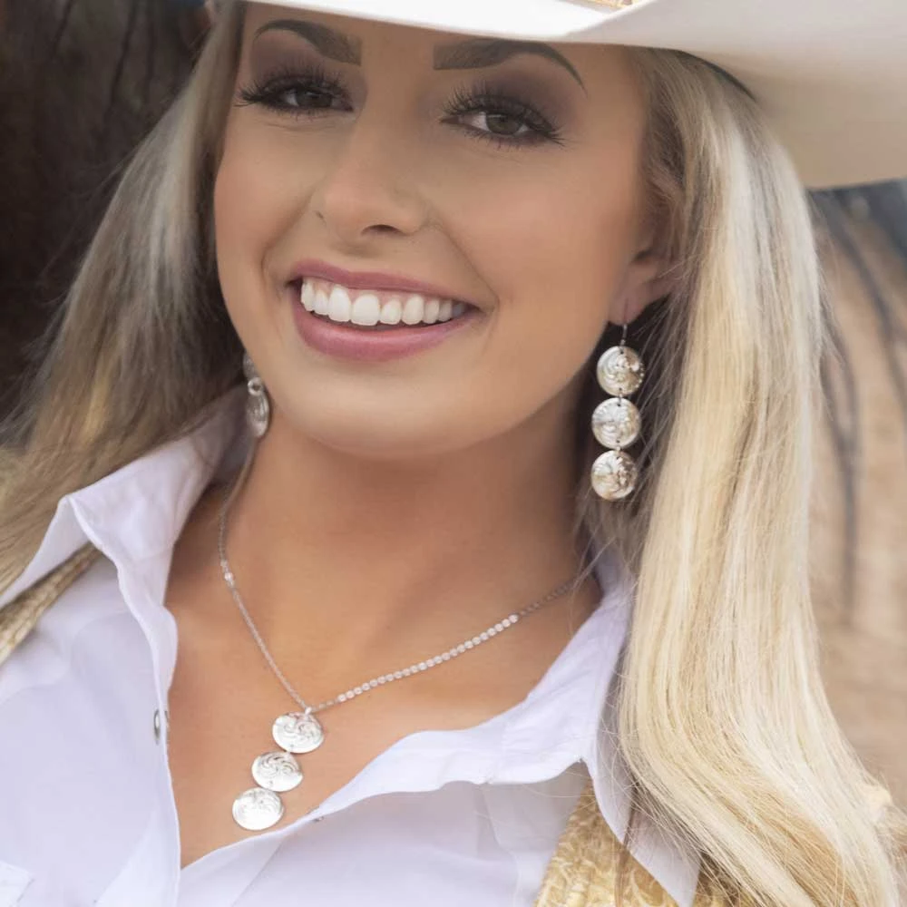 Montana Silversmiths® Hailey's Concho Necklace NC5387 - Image 3