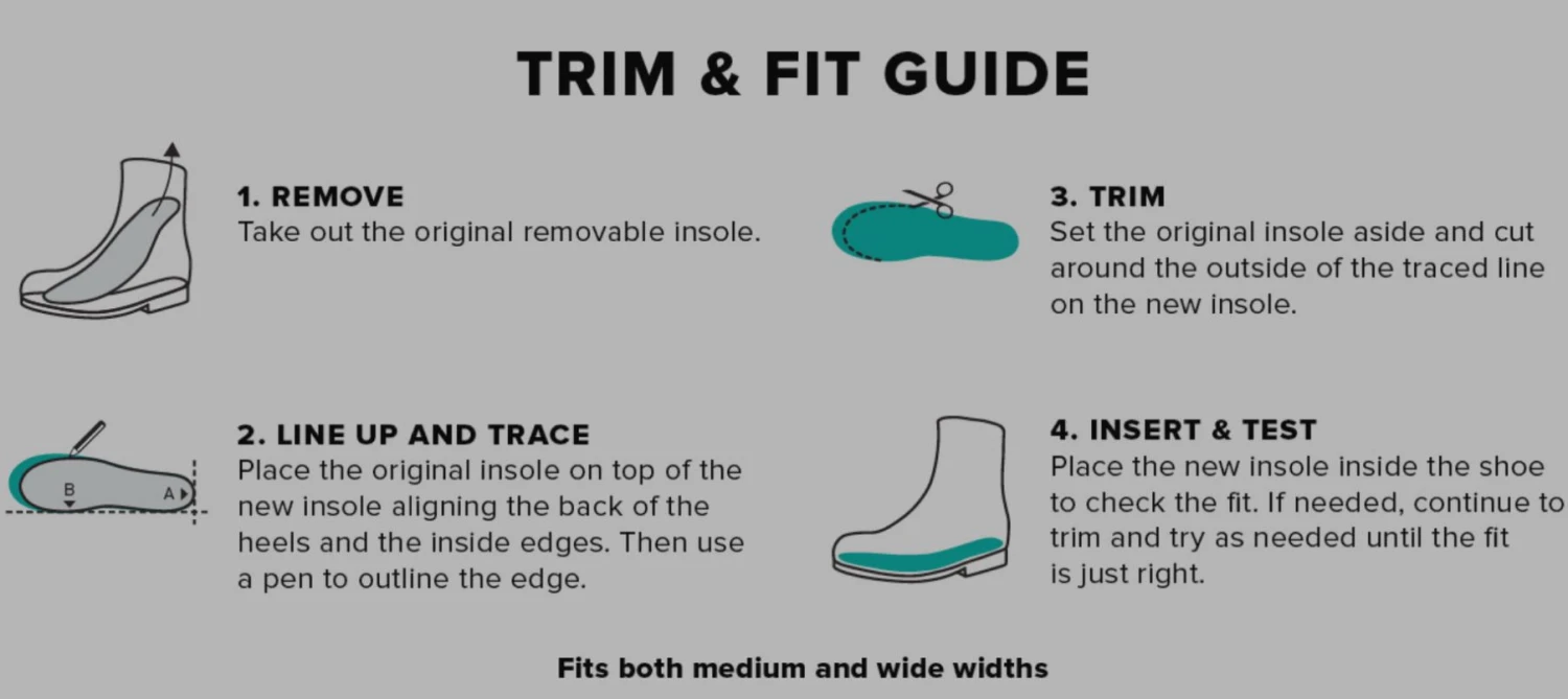 Ariat Ladies Nitro™ Round Toe Grey & Black Footbed Insole 10031359 - Image 4