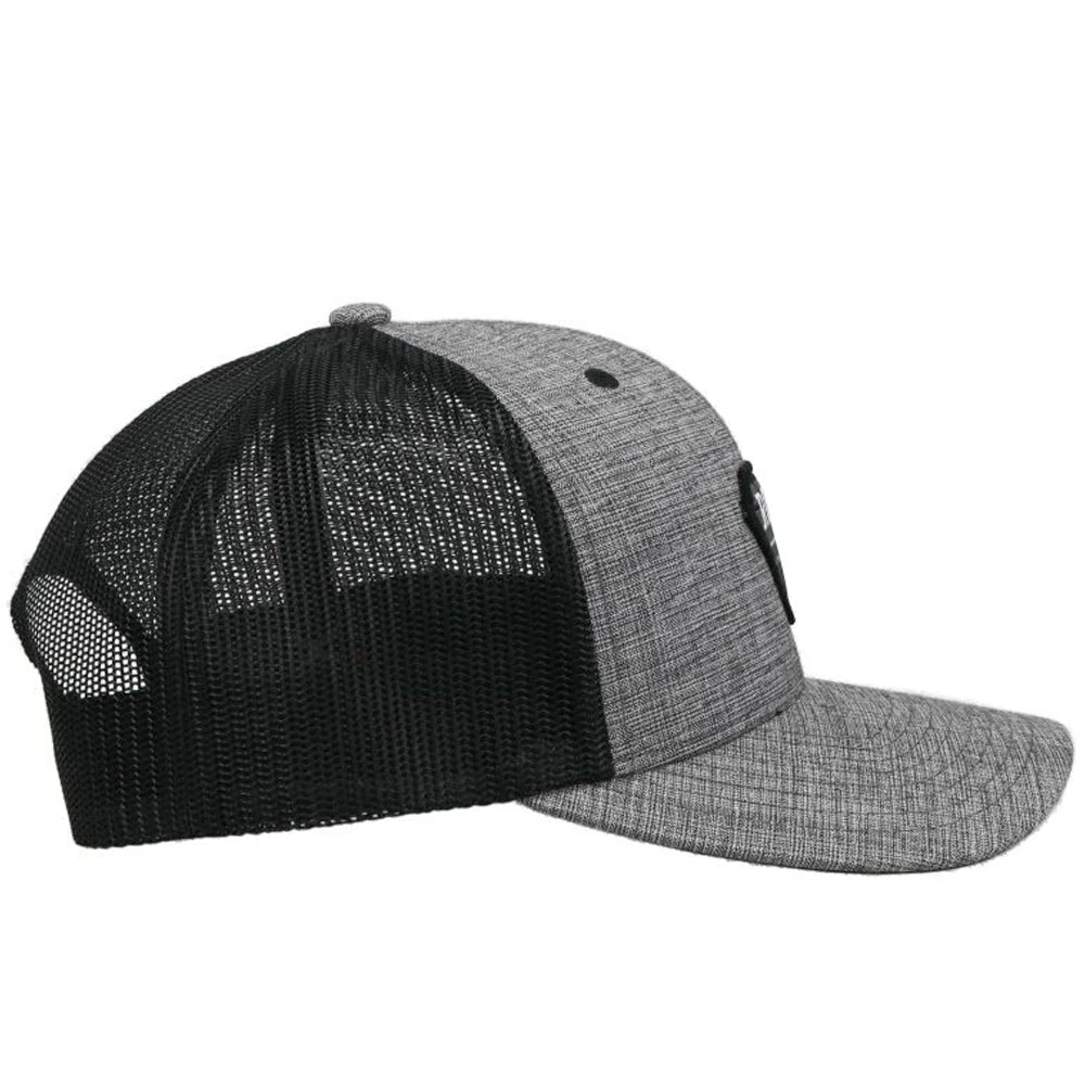 Hooey Ladies Rope Like A Girl Grey & Black Snapback Hat 2149T-GYBK - Image 3