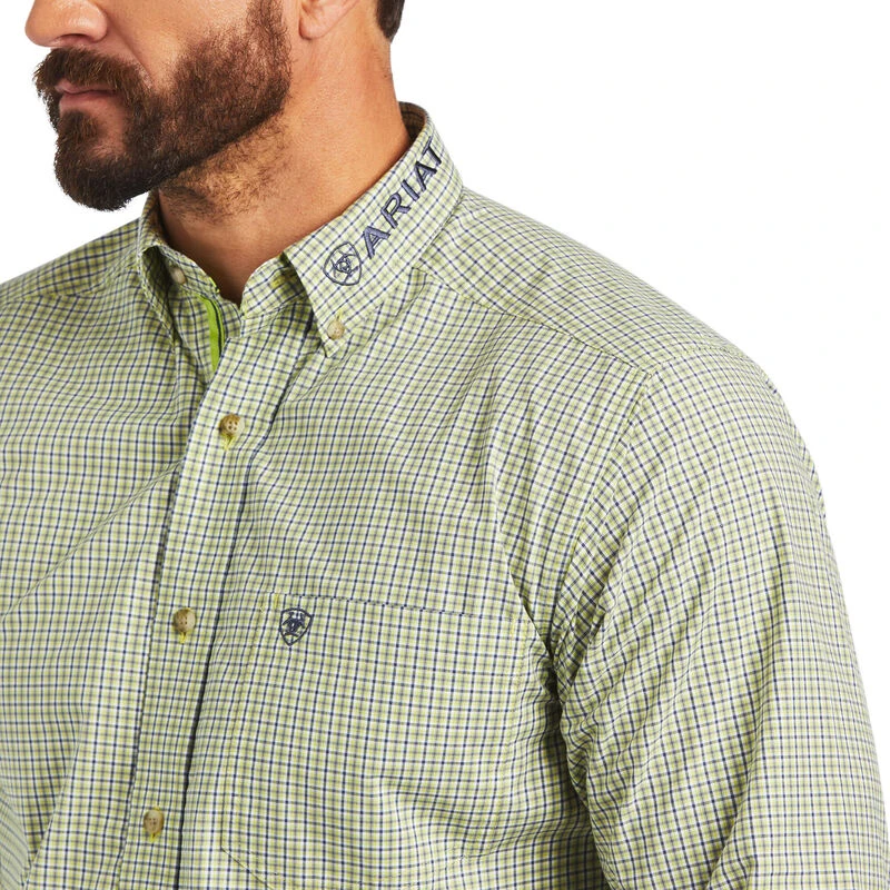 Ariat Men's Pro Team Drew Long Sleeve White Button Down Shirt 10040576 - Image 4