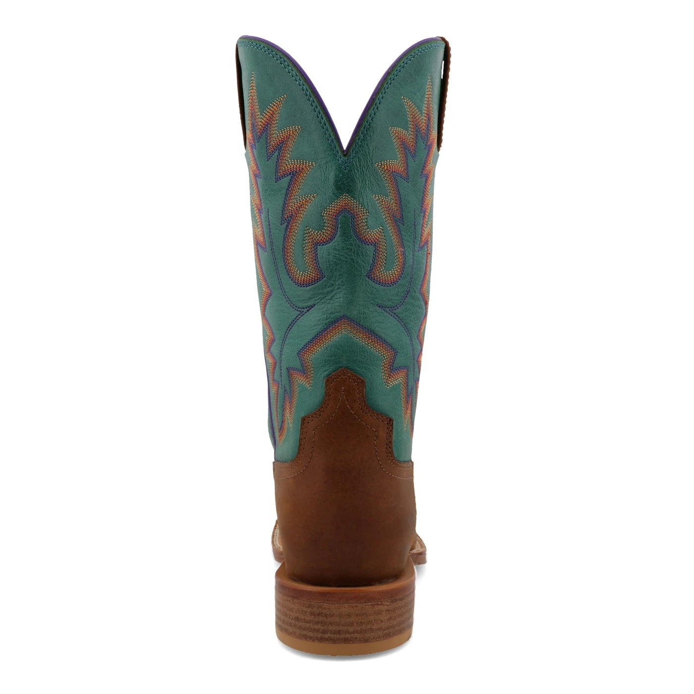 Twisted X Ladies Tech X Cinnamon & Turquoise Square Toe BootsWXTL001 - Image 3