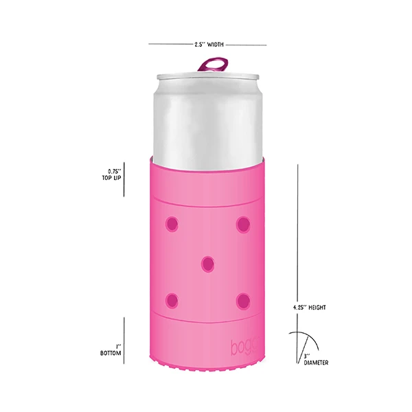 Bogg Bag Boozie Slim Pink Koozie BBS-PNK