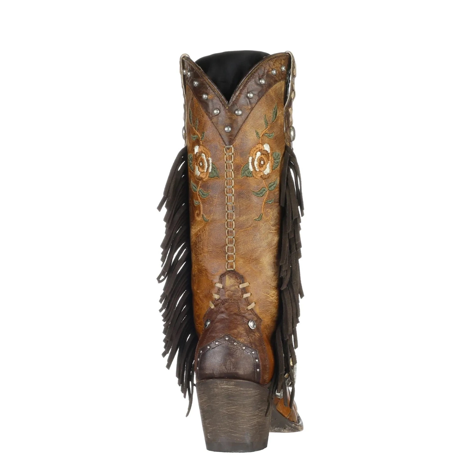 Yippee Ki Yay By Old Gringo Ladies Marielle Brown Floral Boots YL498-1 - Image 3